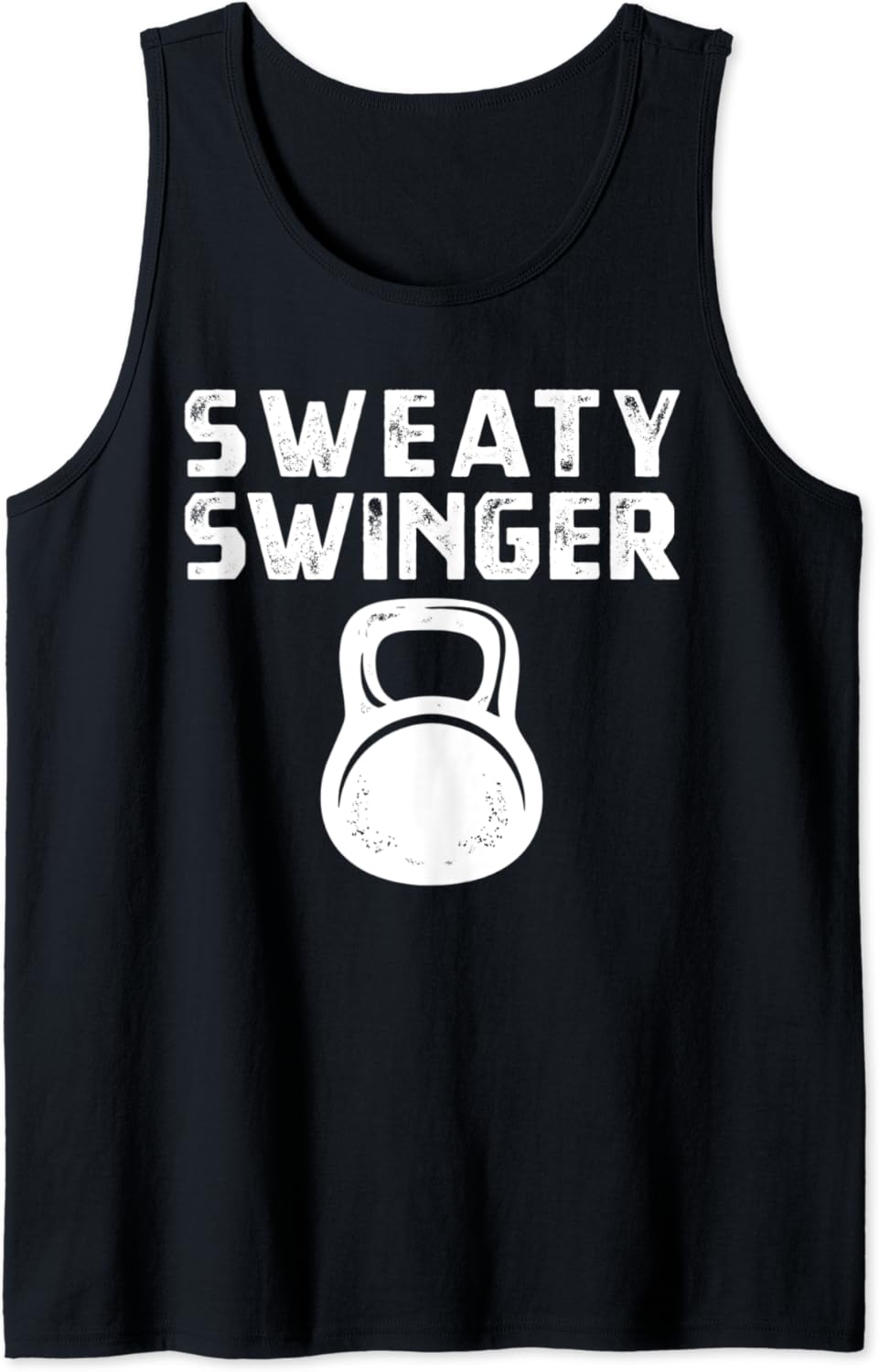 Funny Kettlebell Sweaty Swinger Fitness Kettle Bell Tank